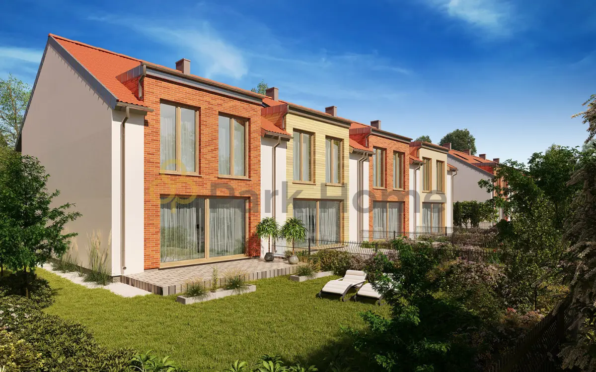 Ruszowice, segment skrajny z garażem, 116m2