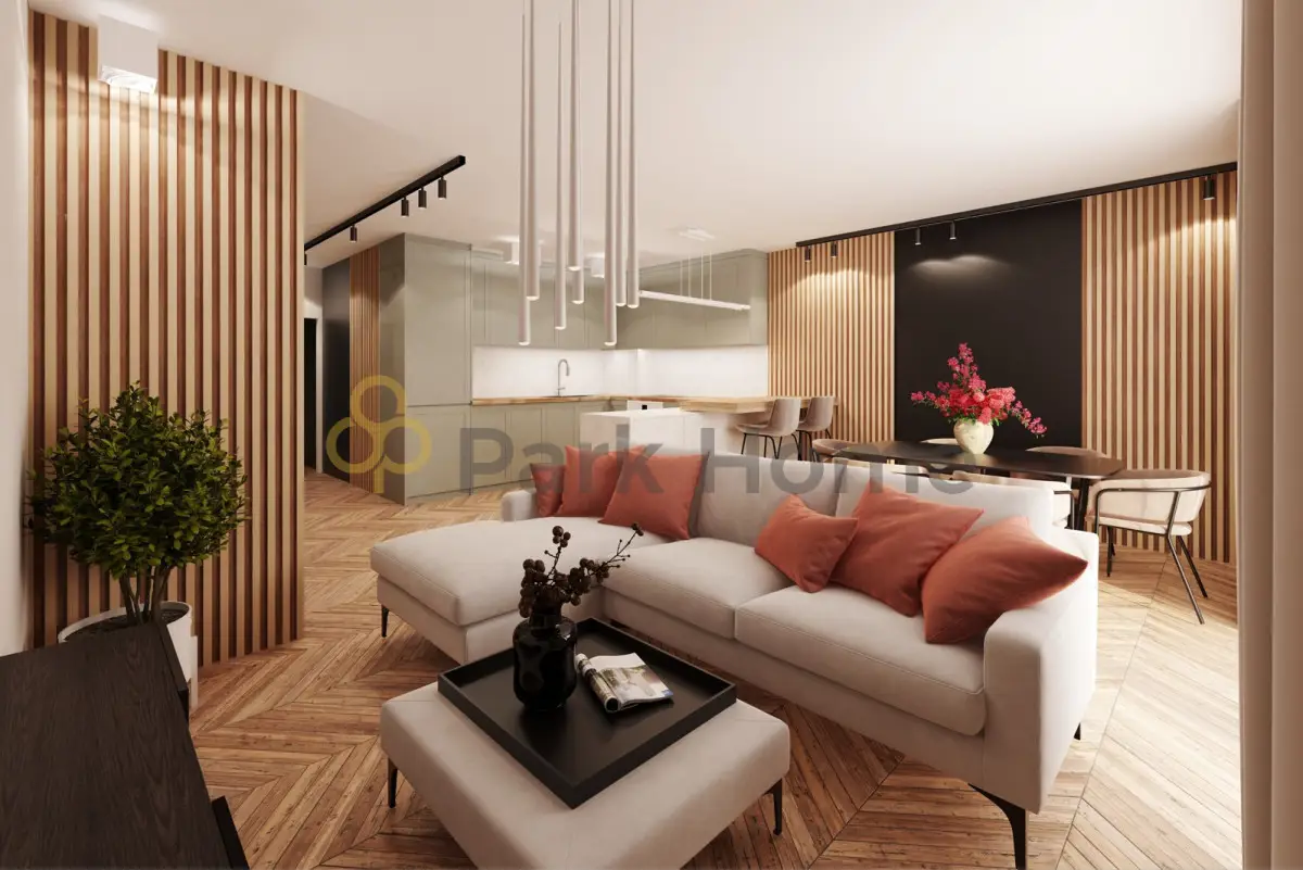 Ruszowice, segment skrajny z garażem, 116m2