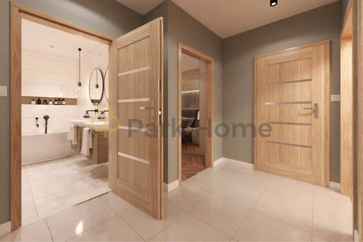 Ruszowice, segment skrajny z garażem, 116m2