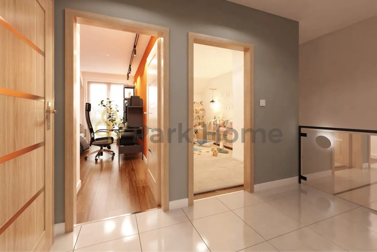 Ruszowice, segment skrajny z garażem, 116m2