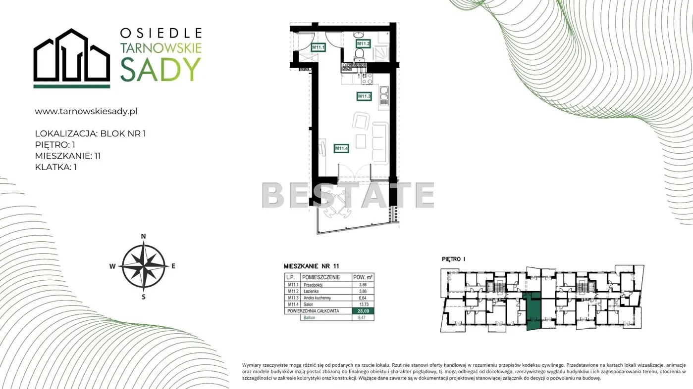 Nowe osiedle - Tarnowskie Sady