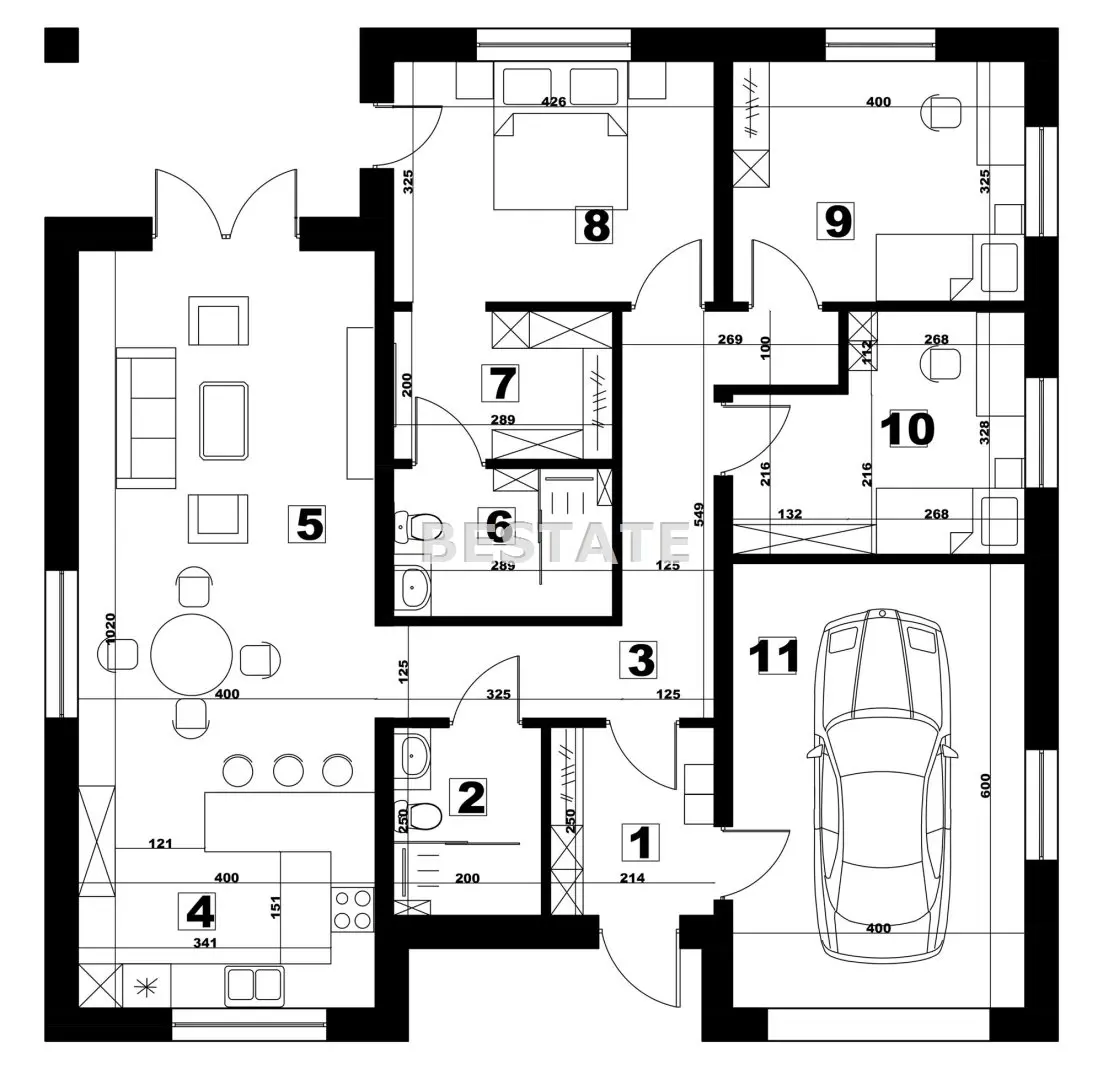 Dom na sprzedaż, 136,96m2, Skrzyszów