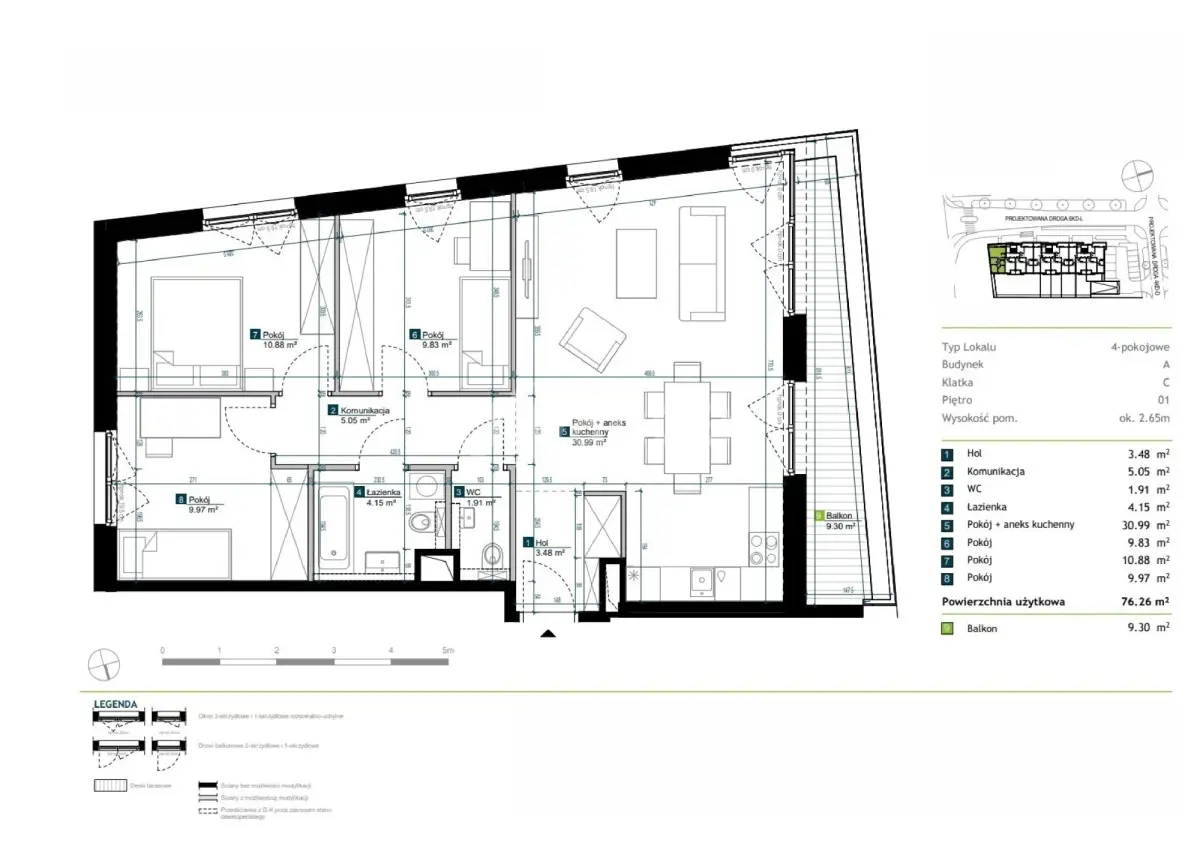 Przestronne i jasne 4 pokoje na Bemowie