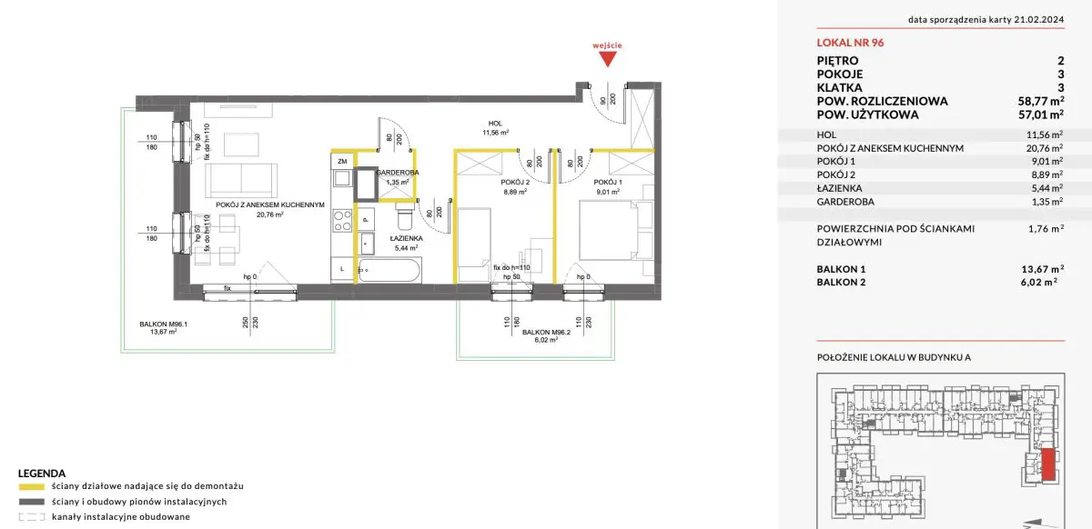 Gotowe 3 pokojowe mieszkanie ode dewelopera