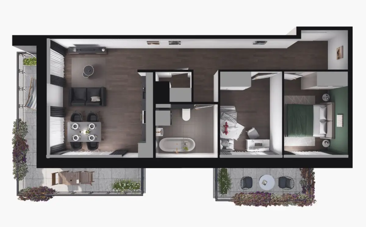 Gotowe 3 pokojowe mieszkanie ode dewelopera