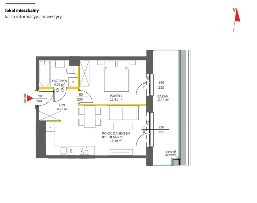 Już oddane dwupokojowe mieszkanie| Białołęka