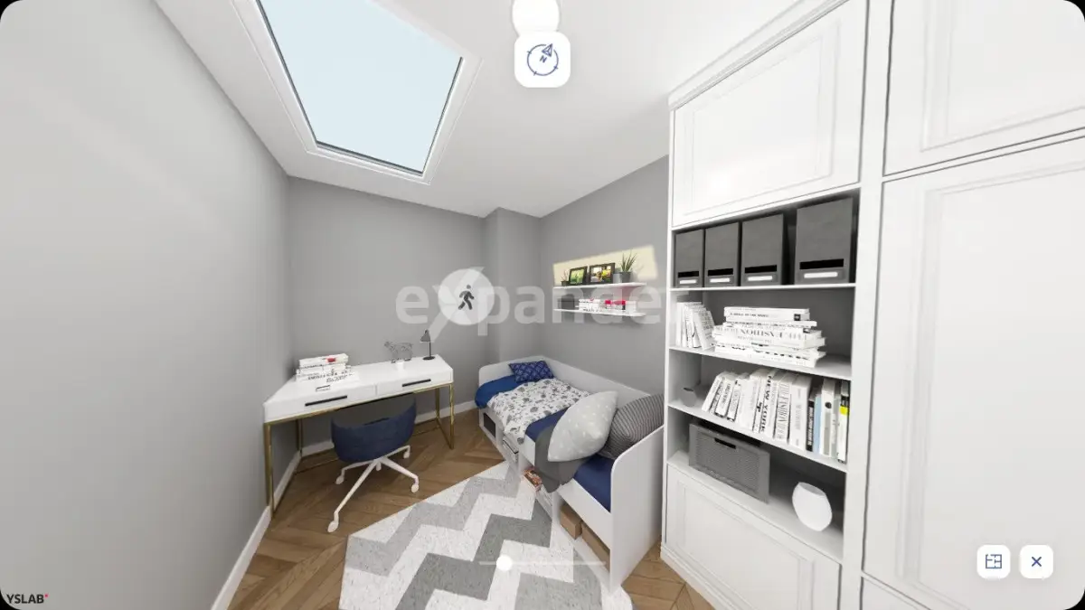 3 POKOJE 57,27 m2 JAR Z ANTRESOLĄ 2 BALKONY