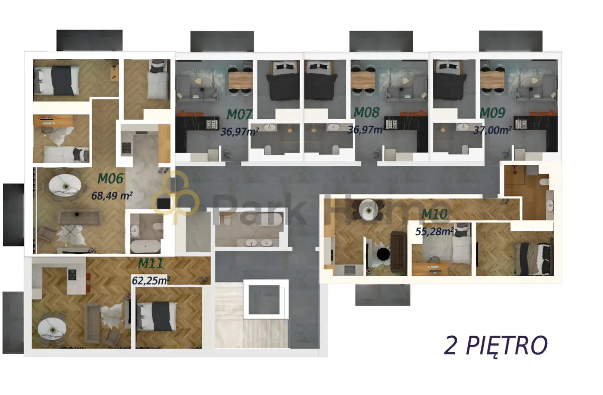 Mieszkanie, 4 pokoje 68 m² na sprzedaż - Rydzyna