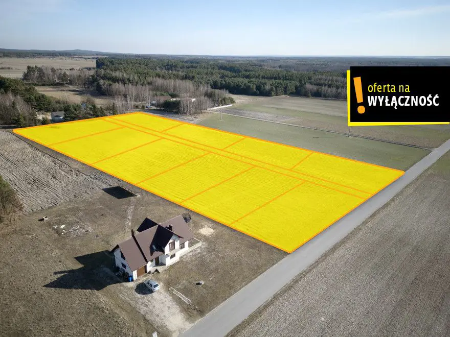 Działka 1417 m² w Ludyni – idealna pod budowę domu