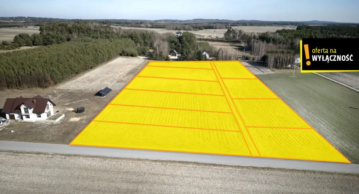 Działka 1417 m² w Ludyni – idealna pod budowę domu