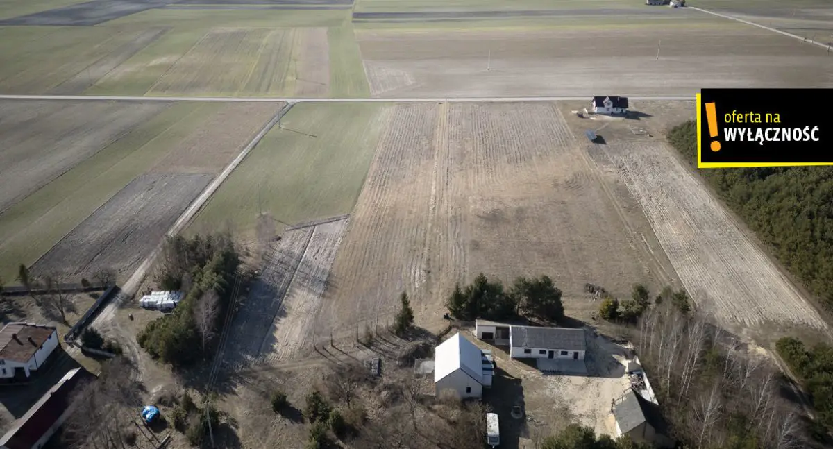 Działka 1417 m² w Ludyni – idealna pod budowę domu