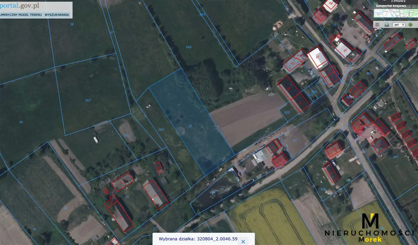 Działka 8 km od morza.