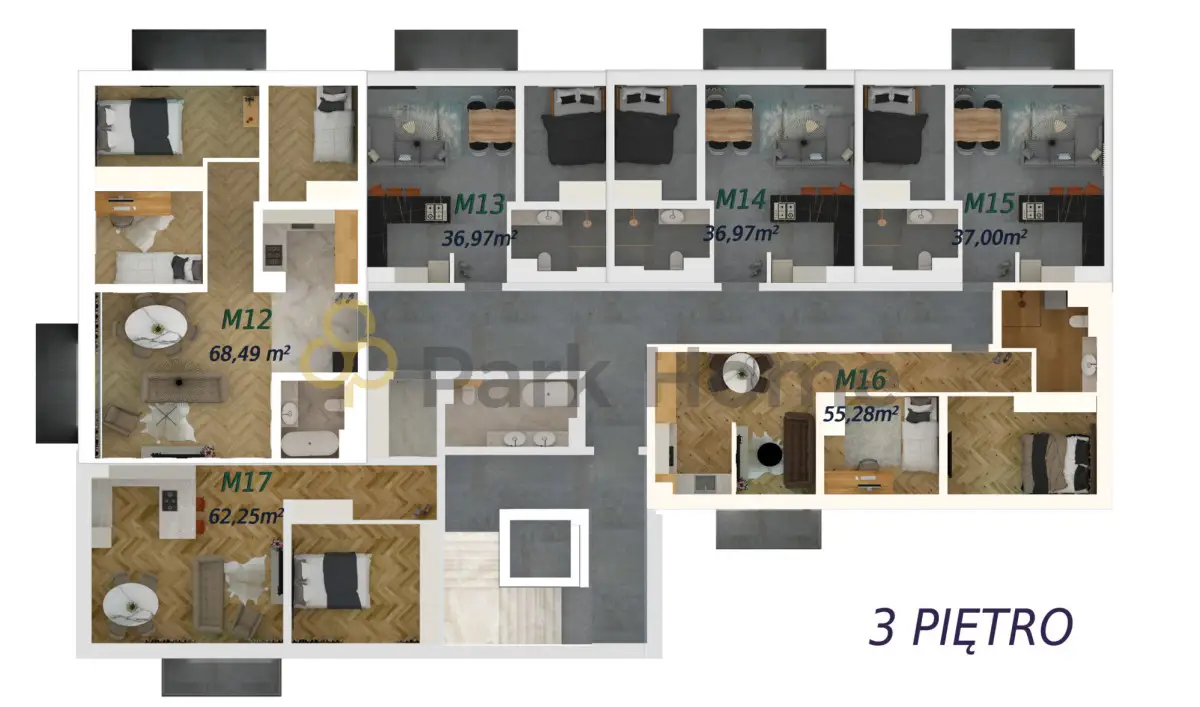 Mieszkanie, 2 pokoje 62 m² na sprzedaż - Rydzyna