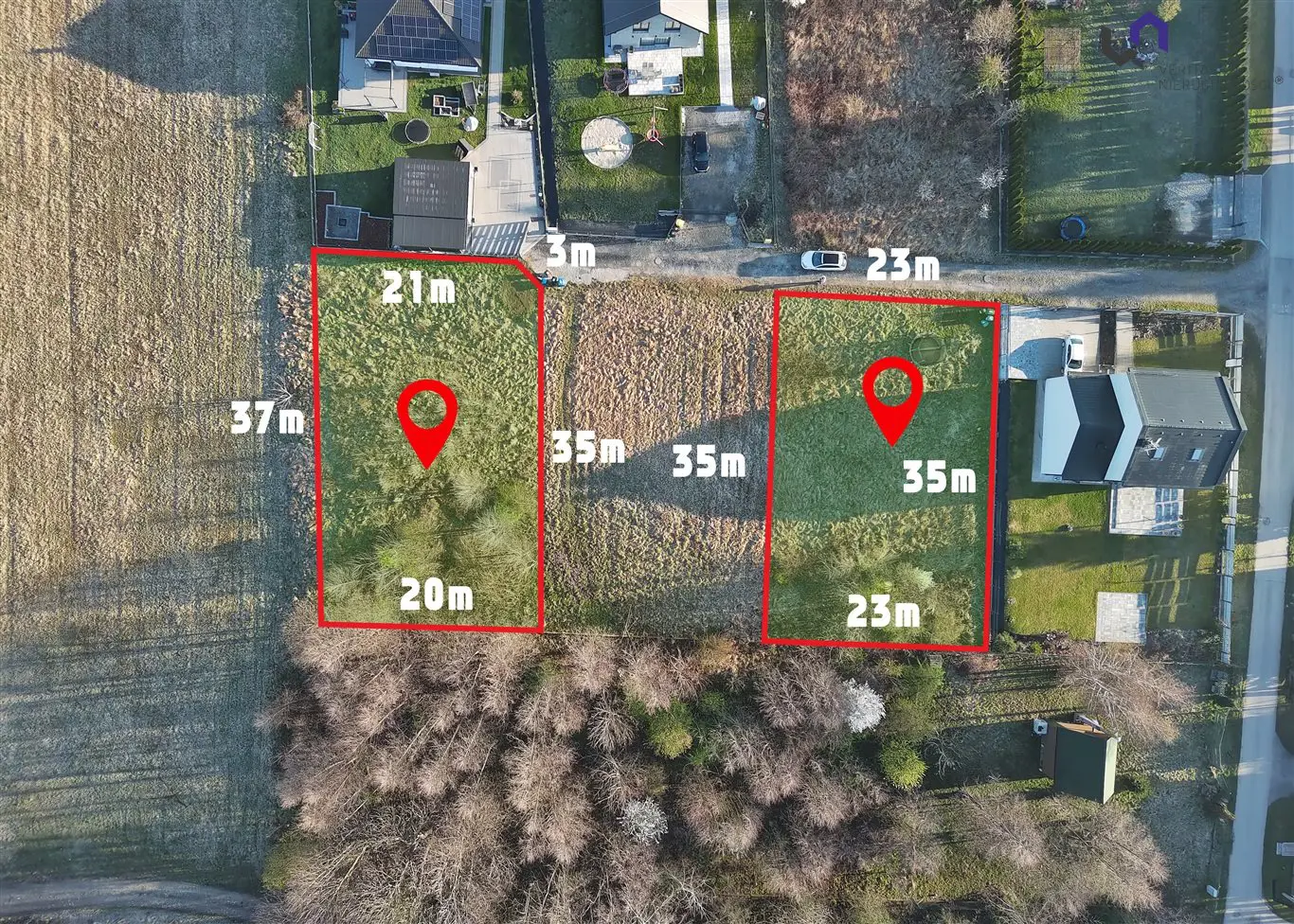 Działka budowlana – Bielsko-Biała, Lipnik