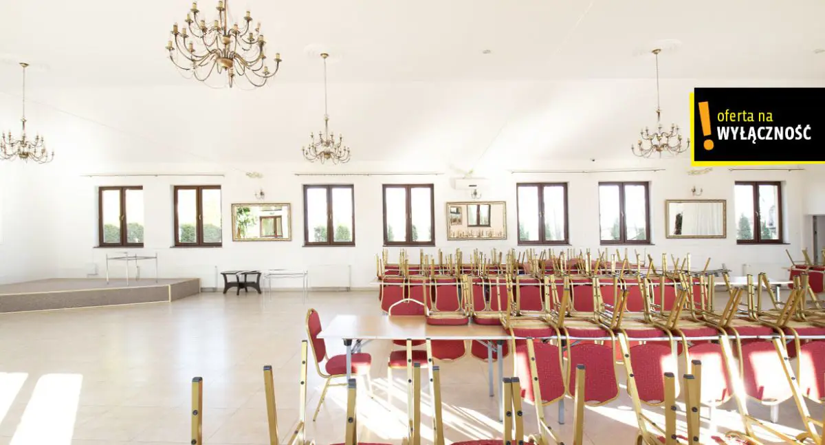 Gotowy do działalności dom weselny z cz. hotelową