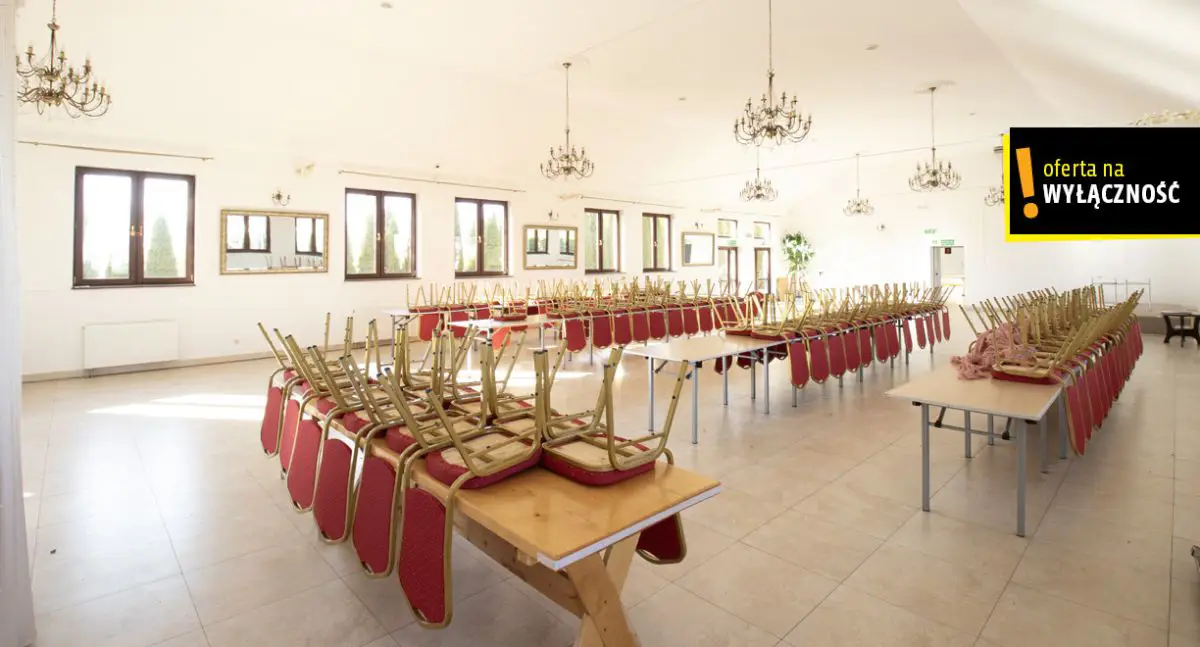 Gotowy do działalności dom weselny z cz. hotelową