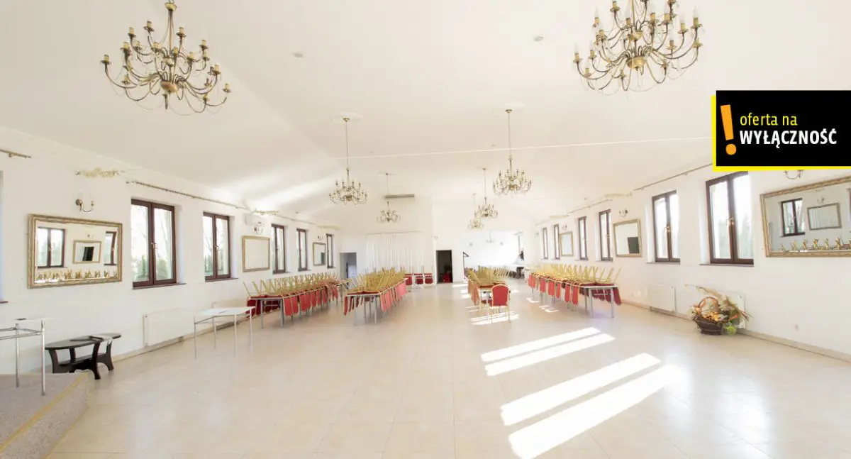 Gotowy do działalności dom weselny z cz. hotelową