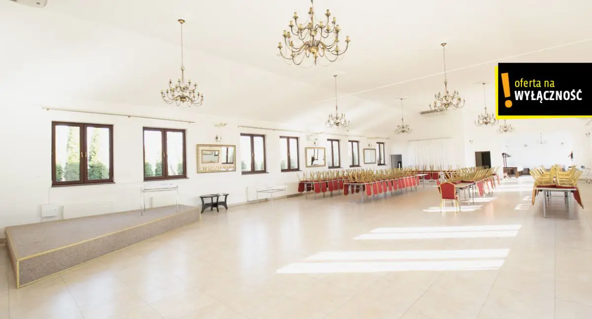 Gotowy do działalności dom weselny z cz. hotelową