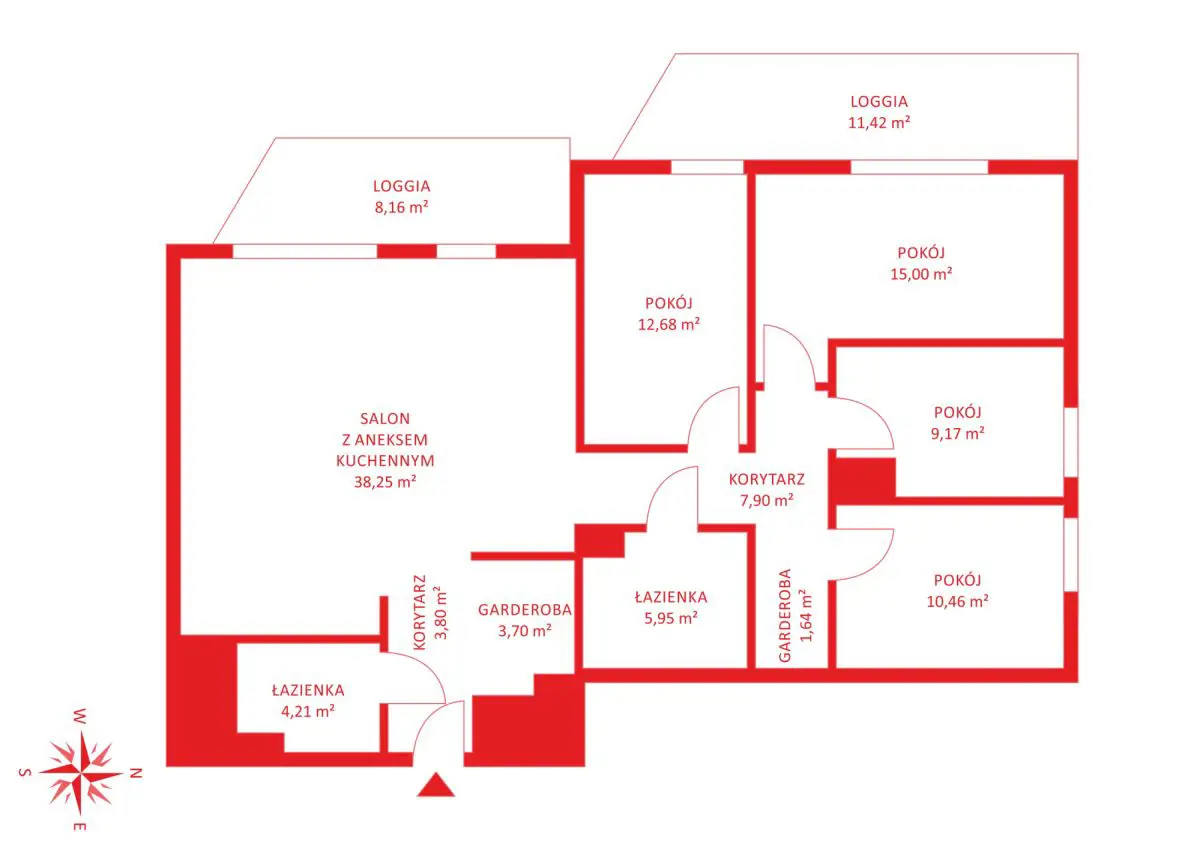 Mieszkanie na sprzedaż, 5 pokoi, 112,76m2, Gdańsk, Aleja Gen. Józefa Hallera