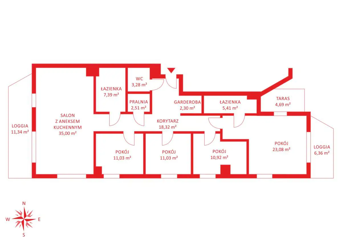 Mieszkanie na sprzedaż, 5 pokoi, 130,27m2, Gdańsk, Aleja Gen. Józefa Hallera