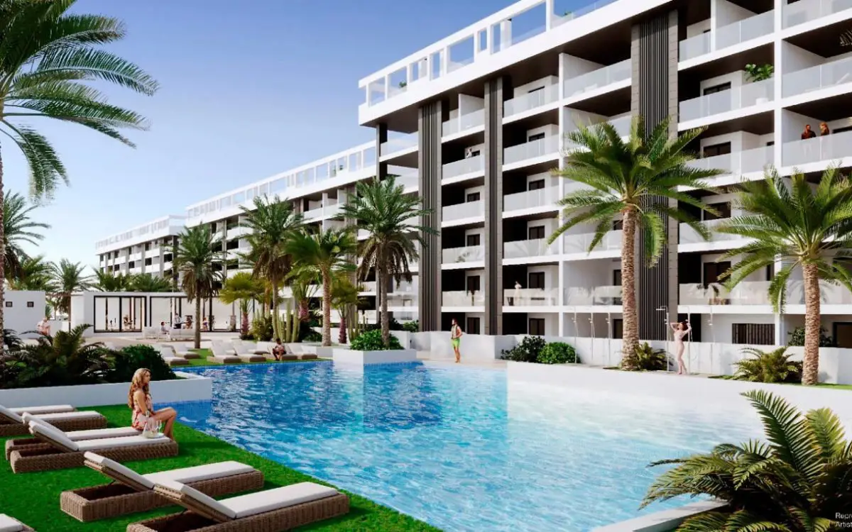 Apartament w Torrevieja 700m od plaży