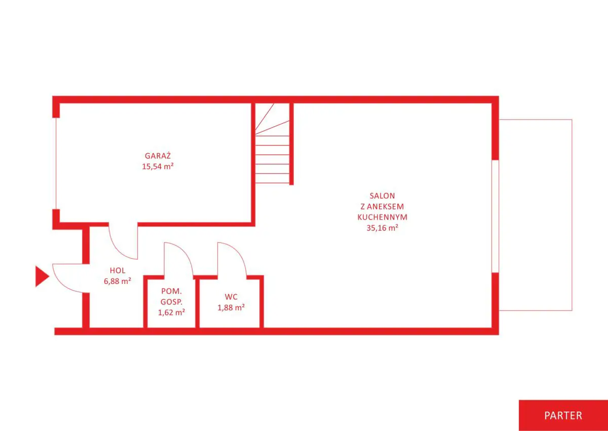 Apartament z ogródkiem i garażem w centrum miasta