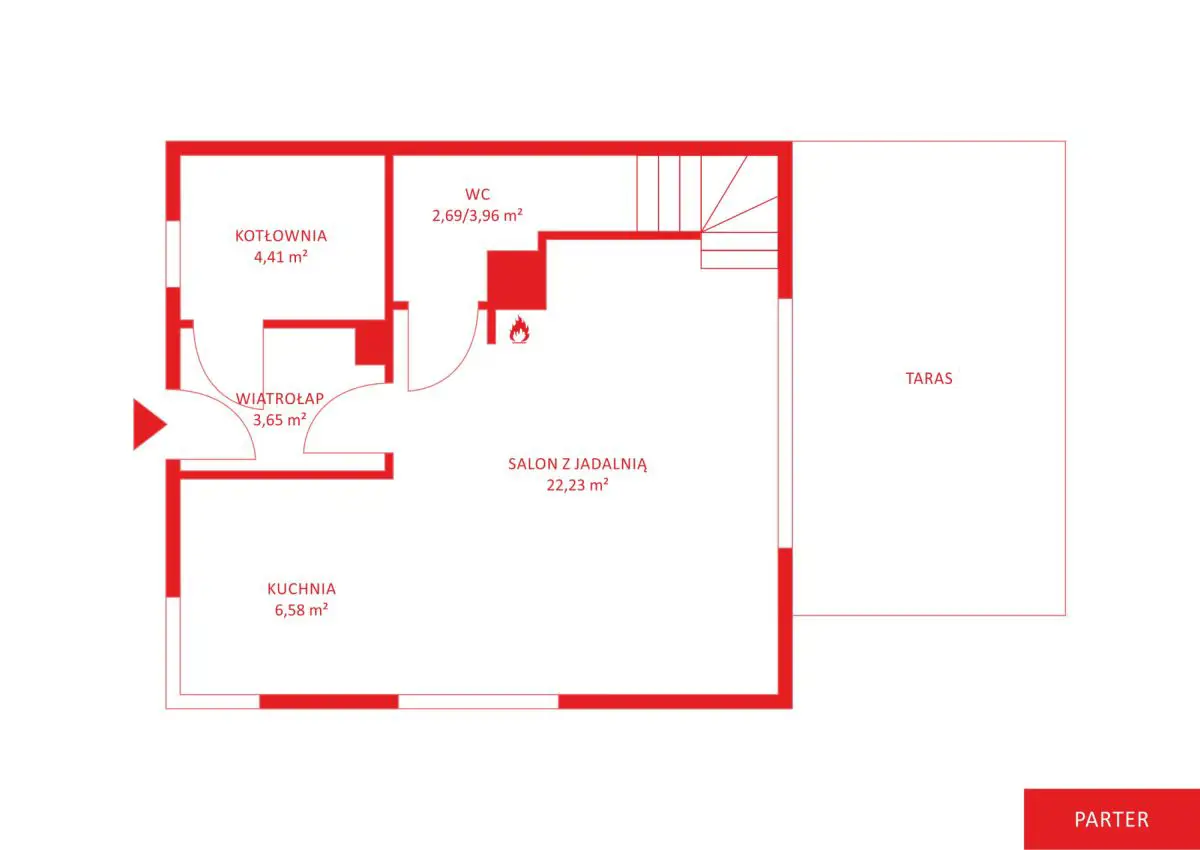 Dom bliźniak nad Wisłą 20km do Gdańska