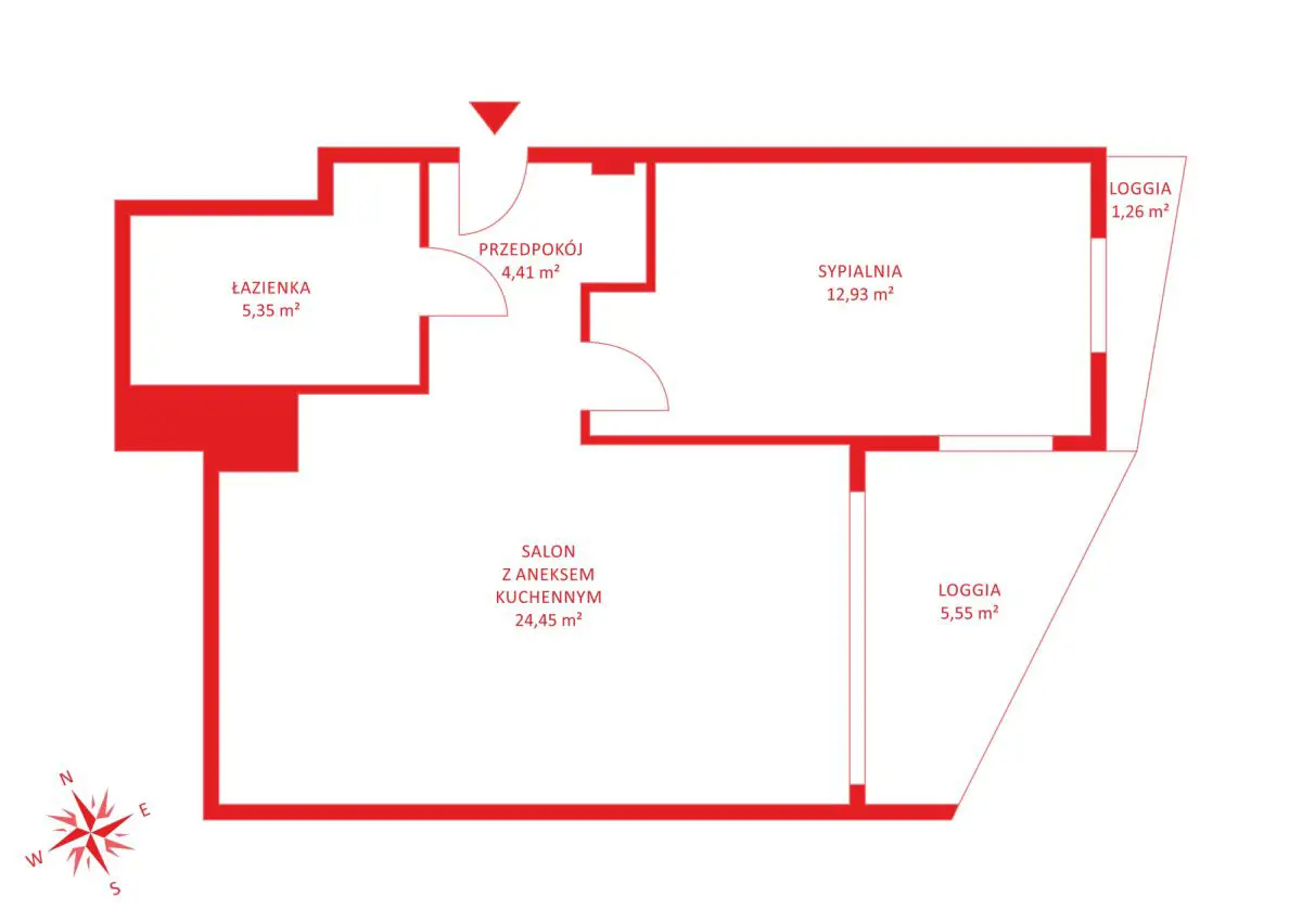 Mieszkanie na sprzedaż, 2 pokoje, 47,14m2, Gdynia, Zwycięstwa