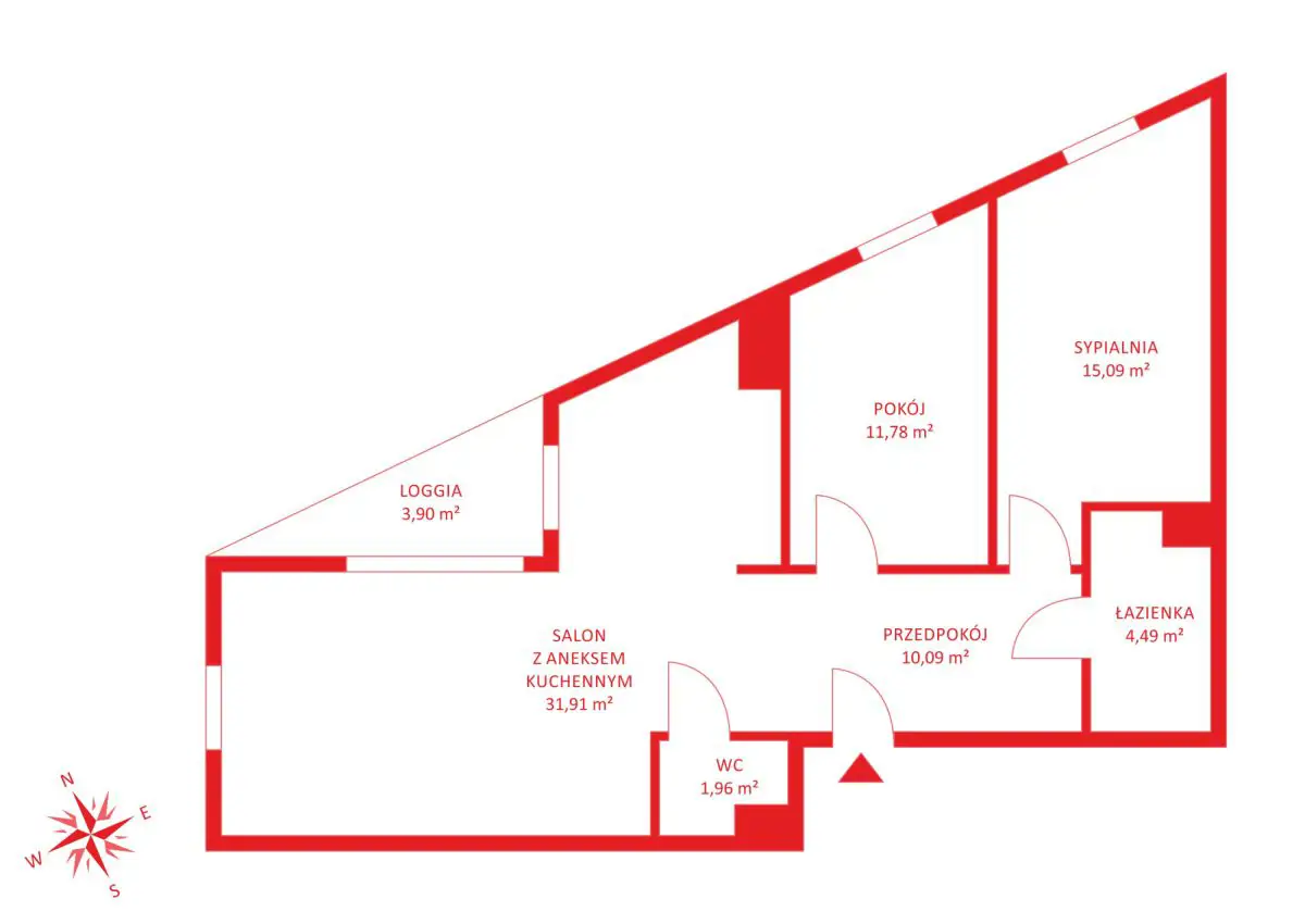 Mieszkanie na sprzedaż, 3 pokoje, 75,32m2, Gdynia, Zwycięstwa