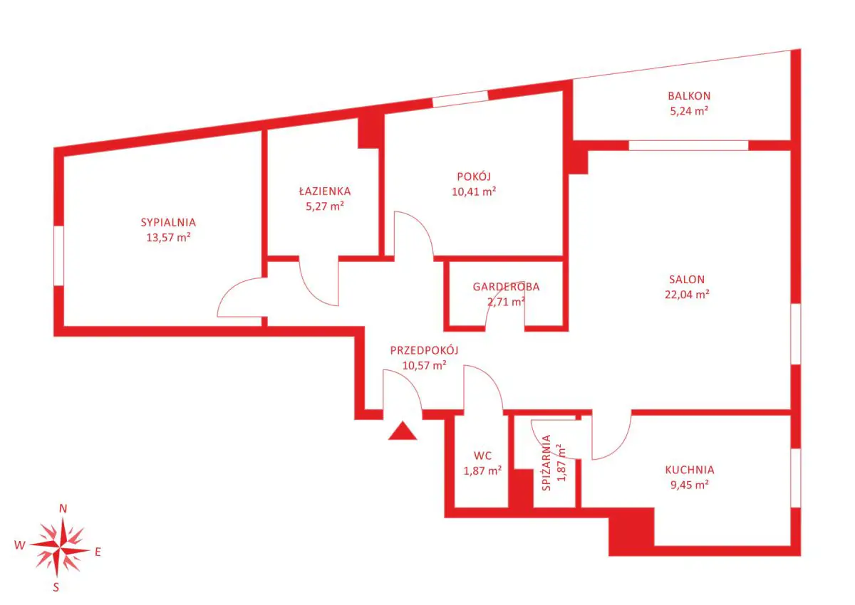 Mieszkanie na sprzedaż, 3 pokoje, 77,76m2, Gdynia, Zwycięstwa