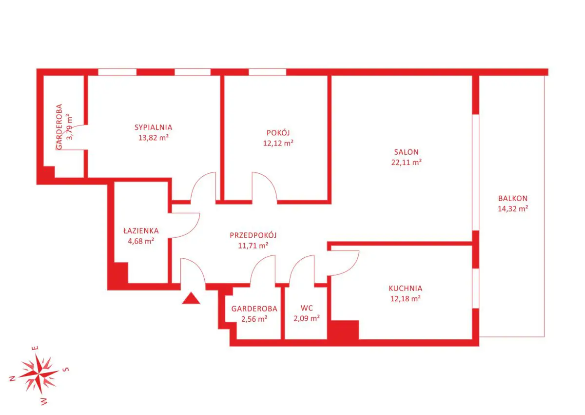 Mieszkanie na sprzedaż, 3 pokoje, 85,26m2, Gdynia, Zwycięstwa
