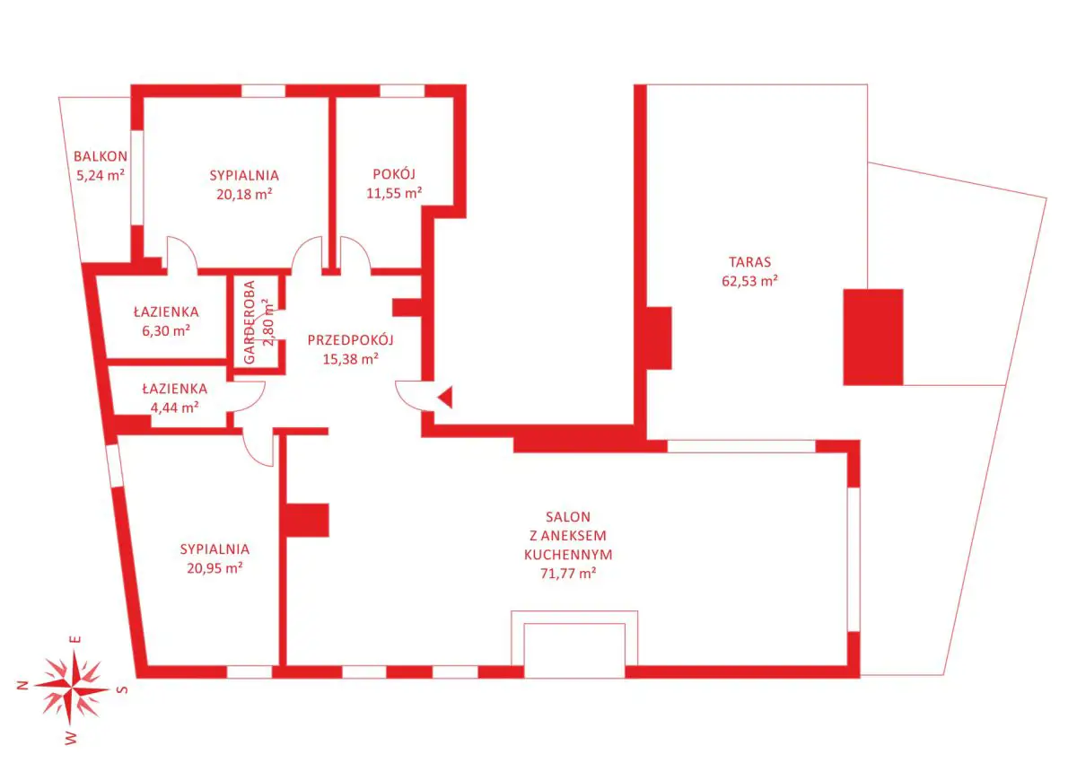 Mieszkanie na sprzedaż, 4 pokoje, 153,37m2, Gdynia, Zwycięstwa