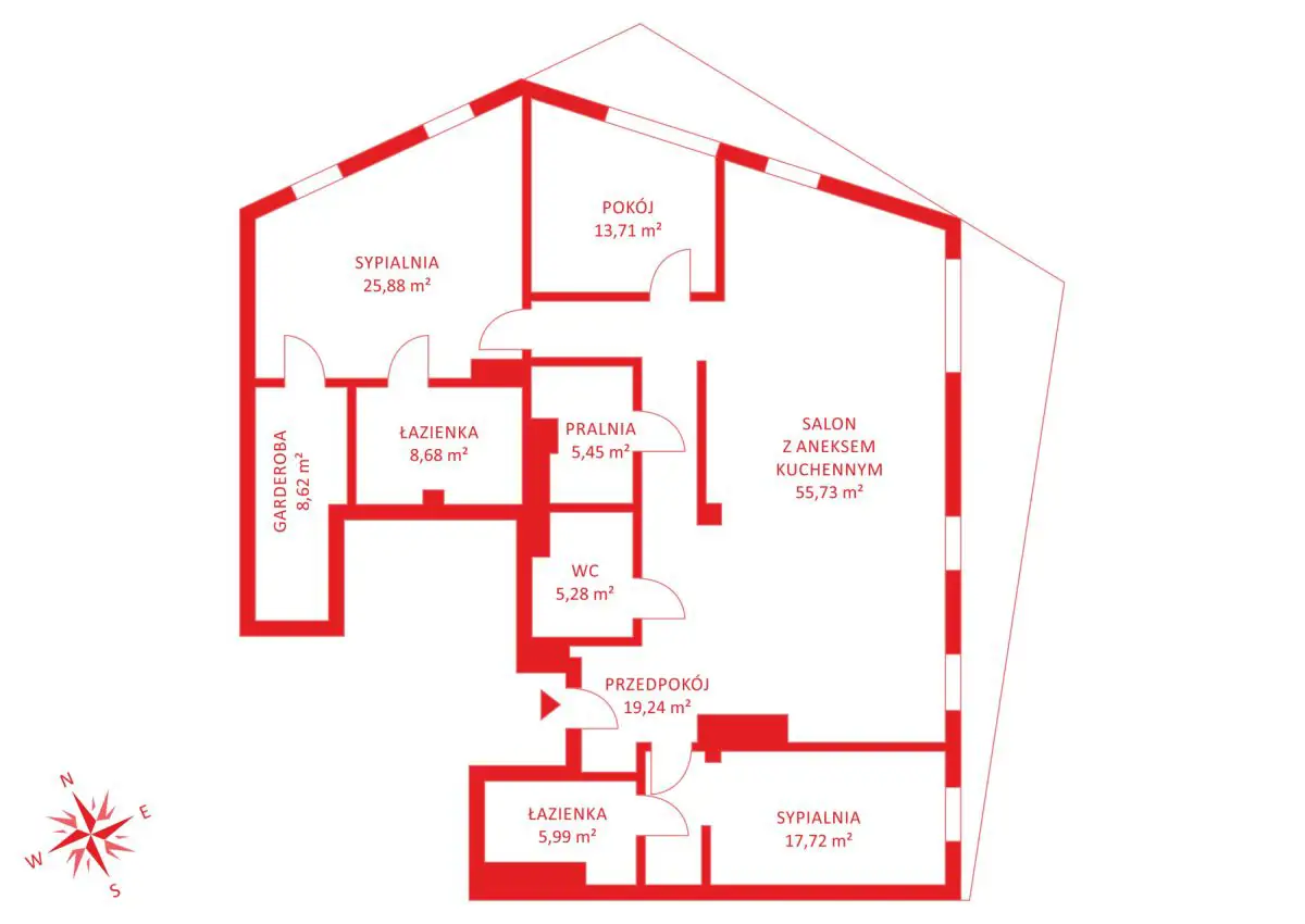 Mieszkanie na sprzedaż, 4 pokoje, 166,3m2, Gdynia, Zwycięstwa