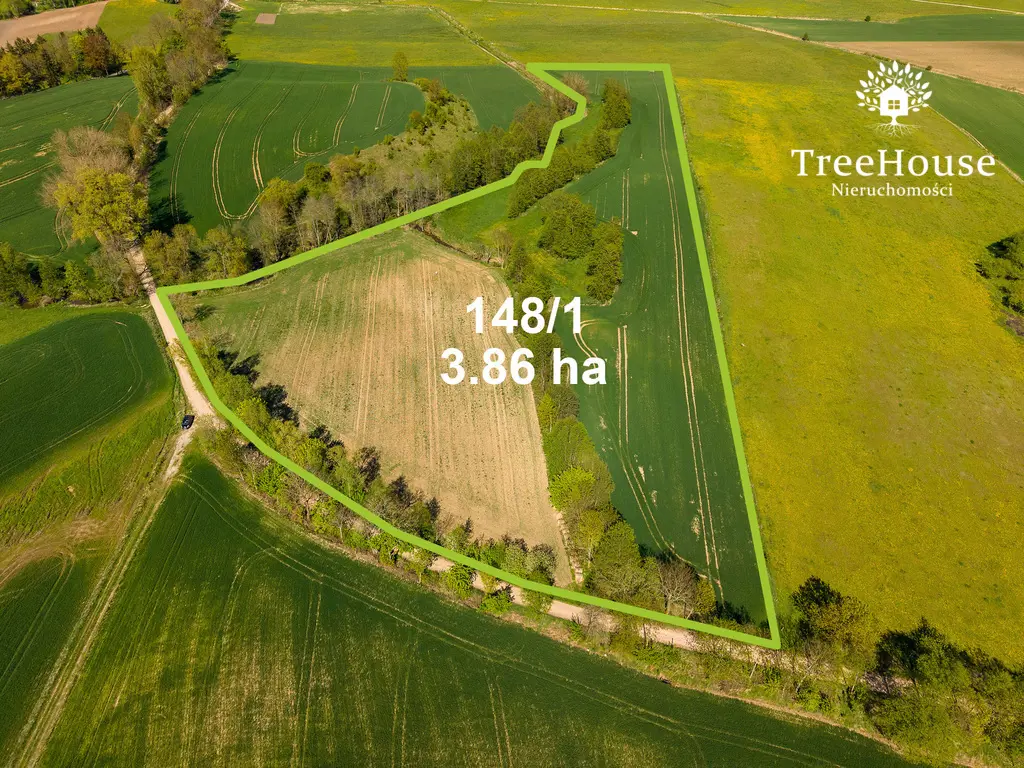 Działka rolna w Kabinach