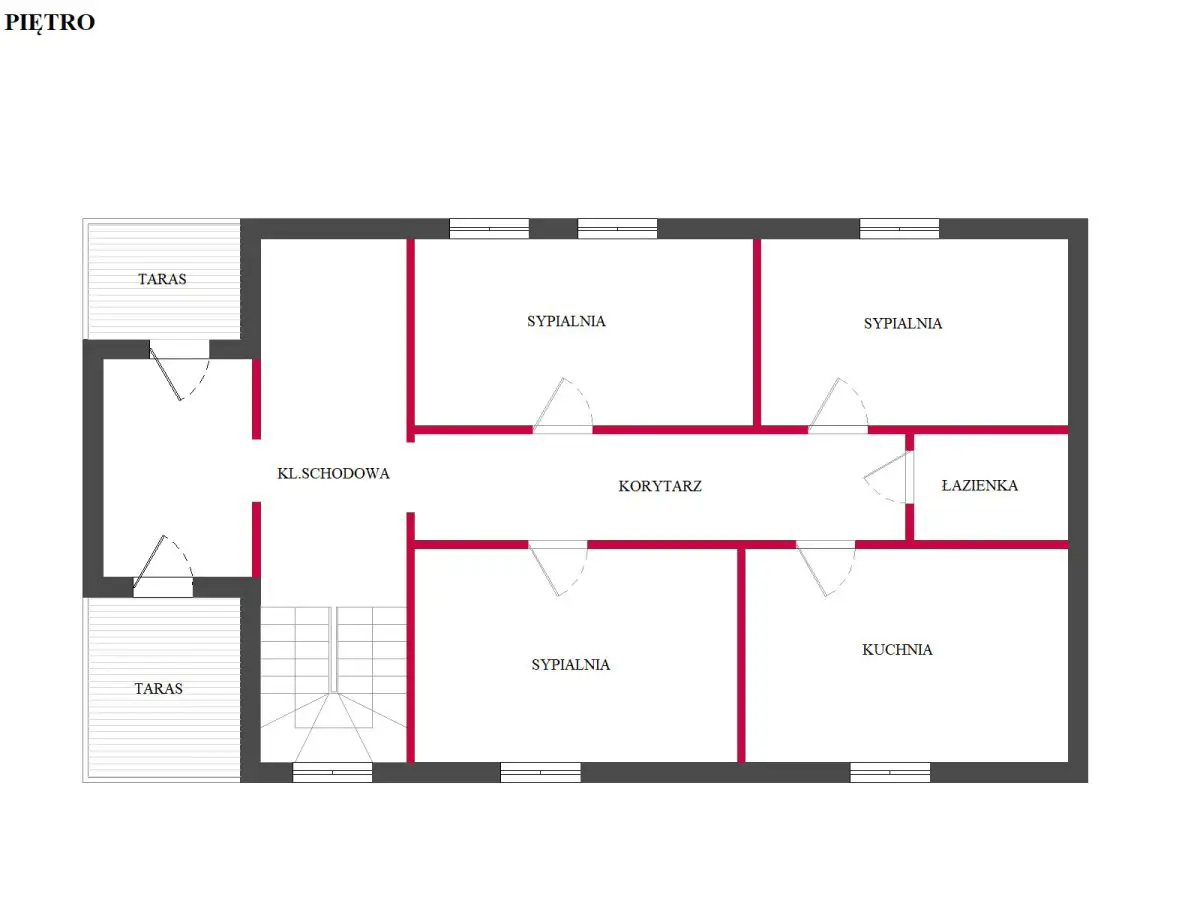 Dwurodzinny dom z budynkiem gospodarczym, Nakło