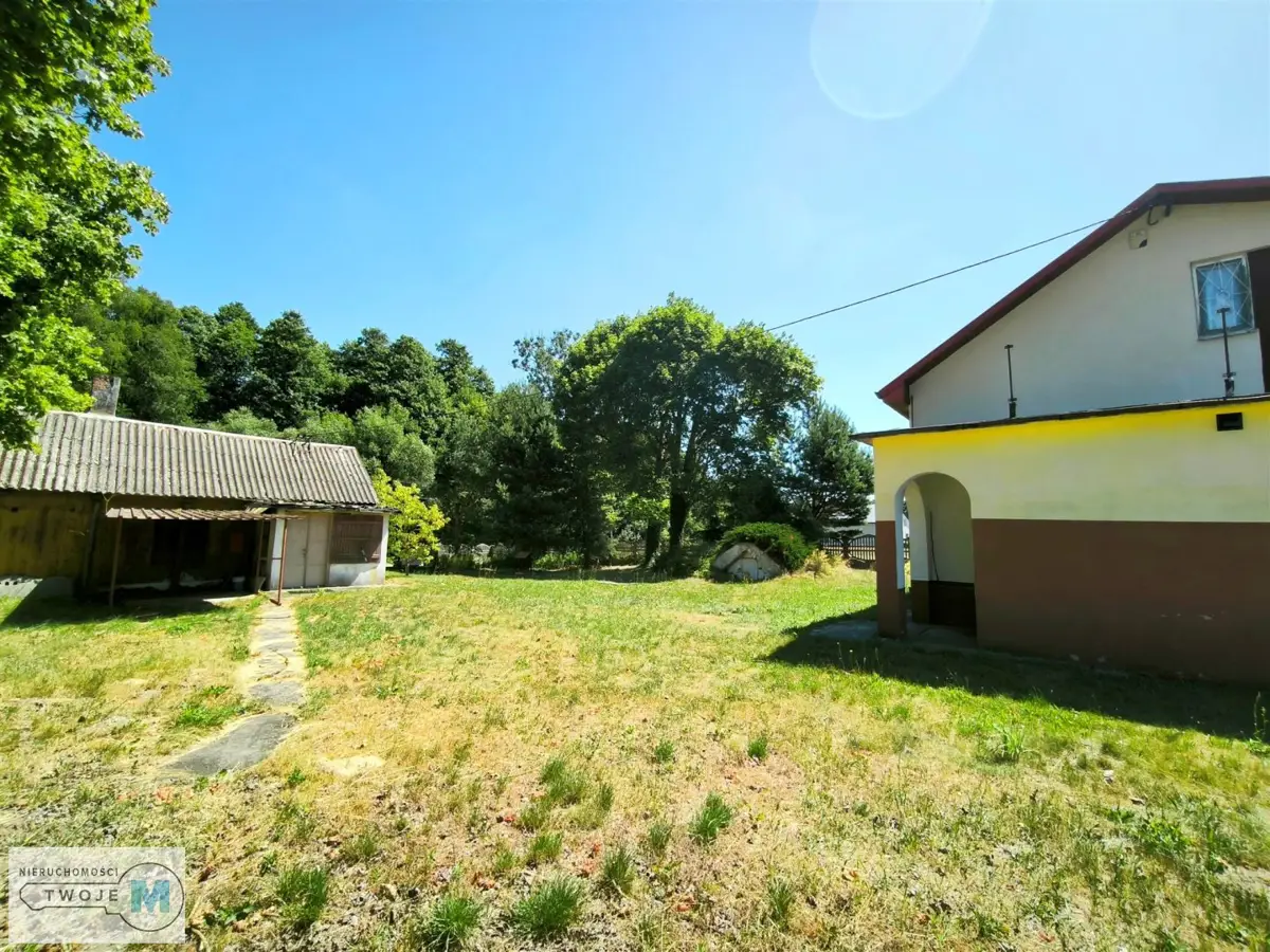 Dom z piękną działką 5 minut od Małogoszczy