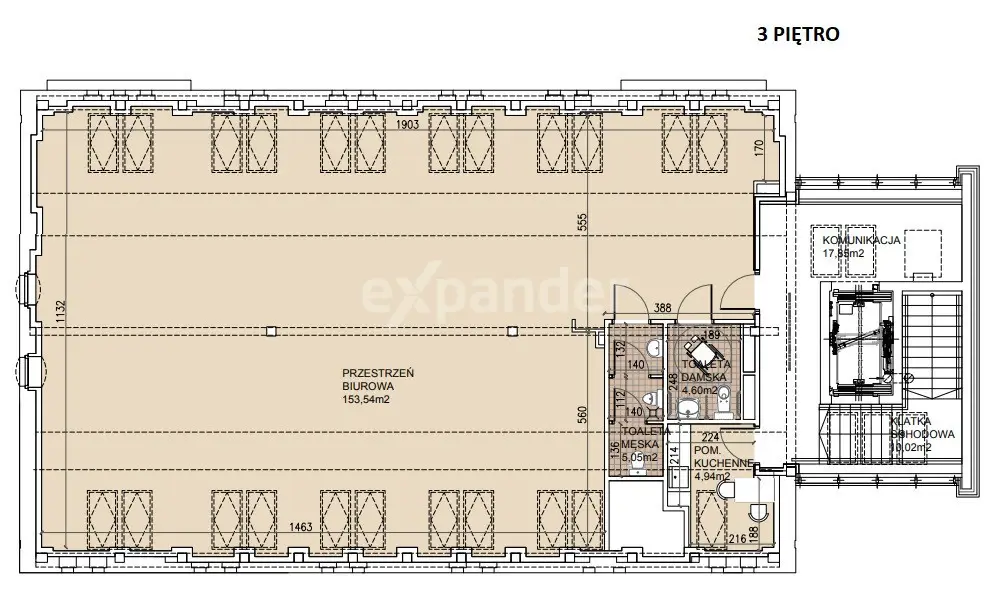 Zrewitalizowany budynek pod działalność biurową