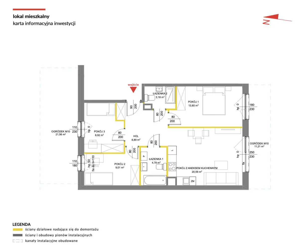 Gotowe mieszkanie z ogródkiem dla rodziny