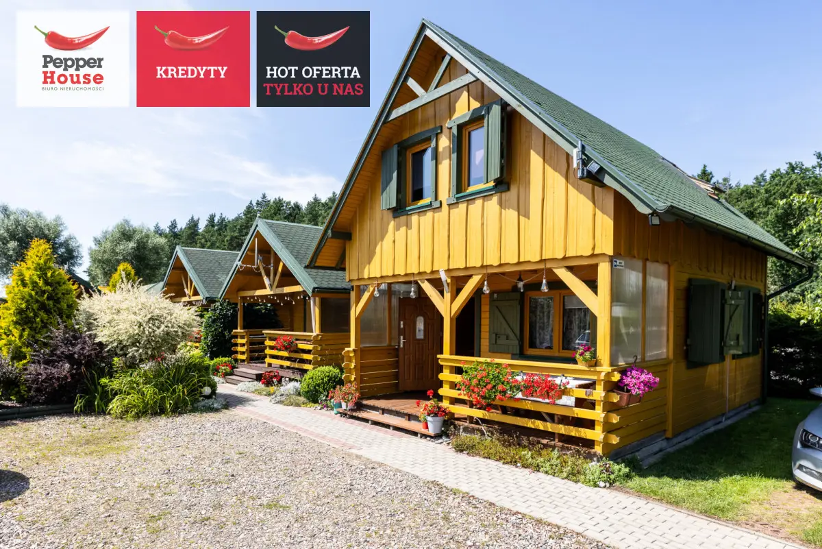 kompleks domków rekreacyjnych blisko morza