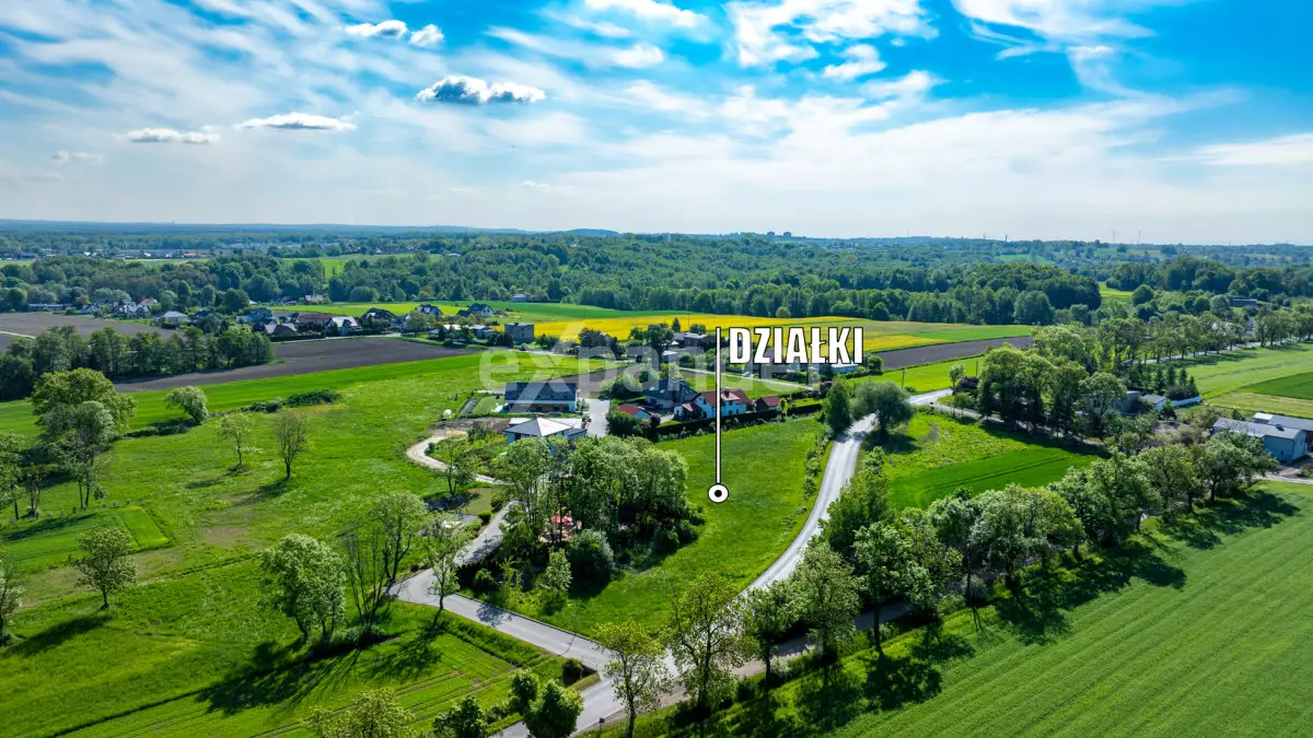 Działka wśród terenów zielonych z ładnymi widokami