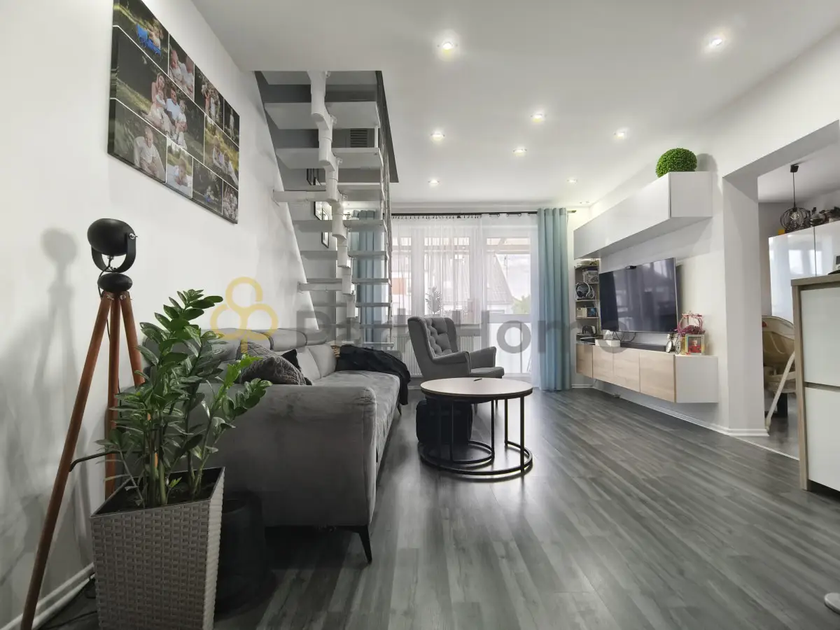 Mieszkanie dwupoziomowe 76,96m2 Międzyrzecz.