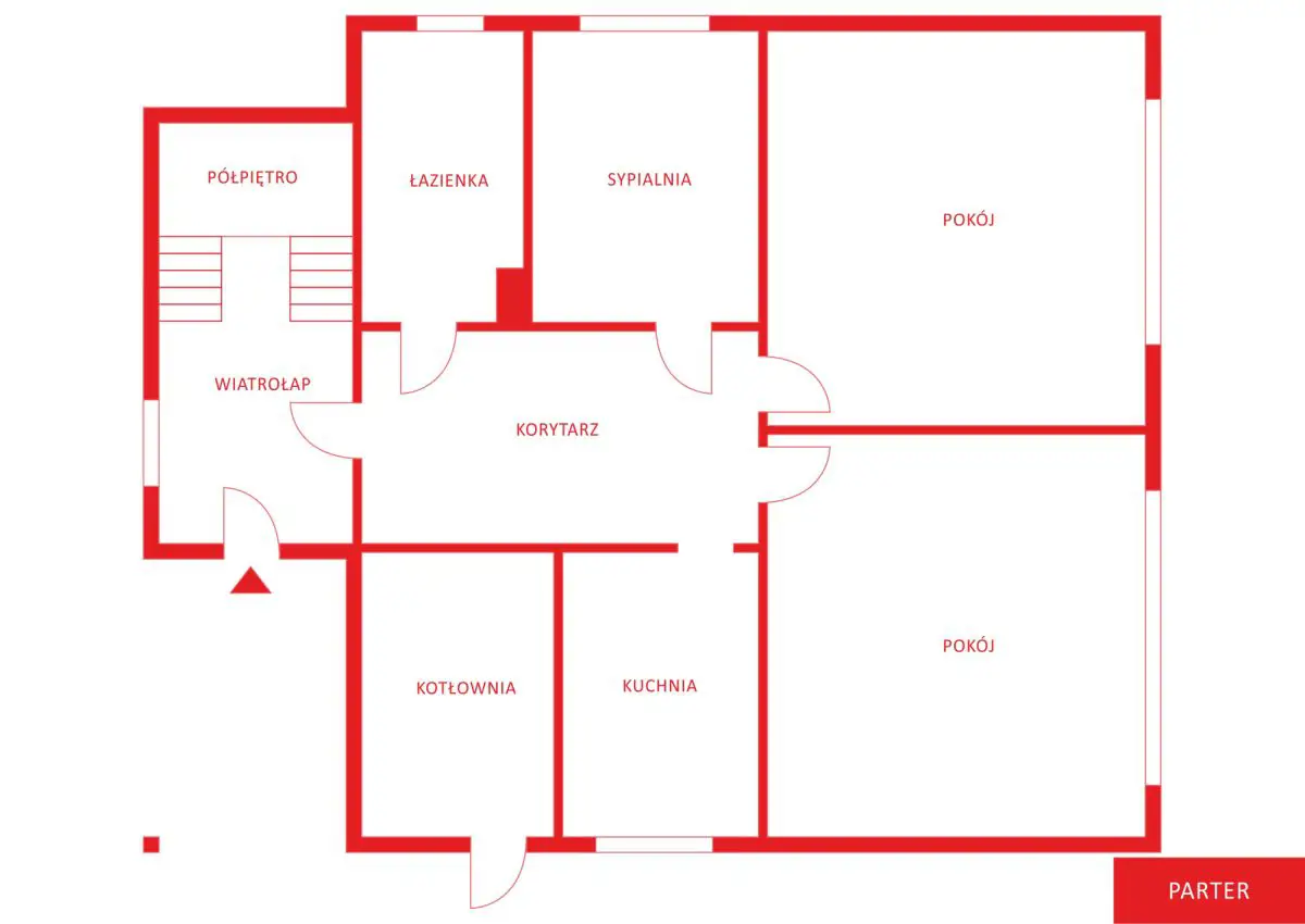 Piętrowy dom w Nowej Wsi Wielkiej