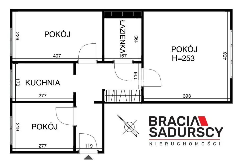 3 pok Nowa Huta ok. 48m2