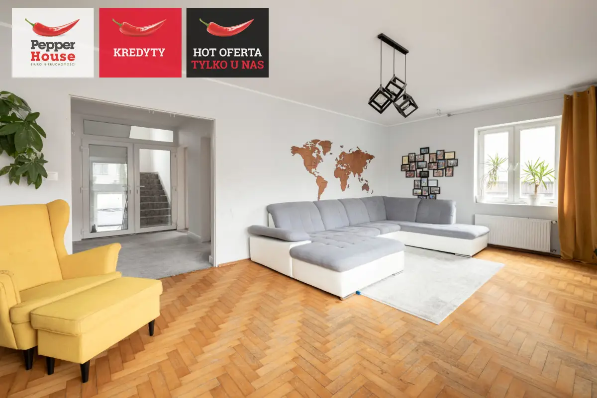 Przestronny dom lub trzy niezależne mieszkania