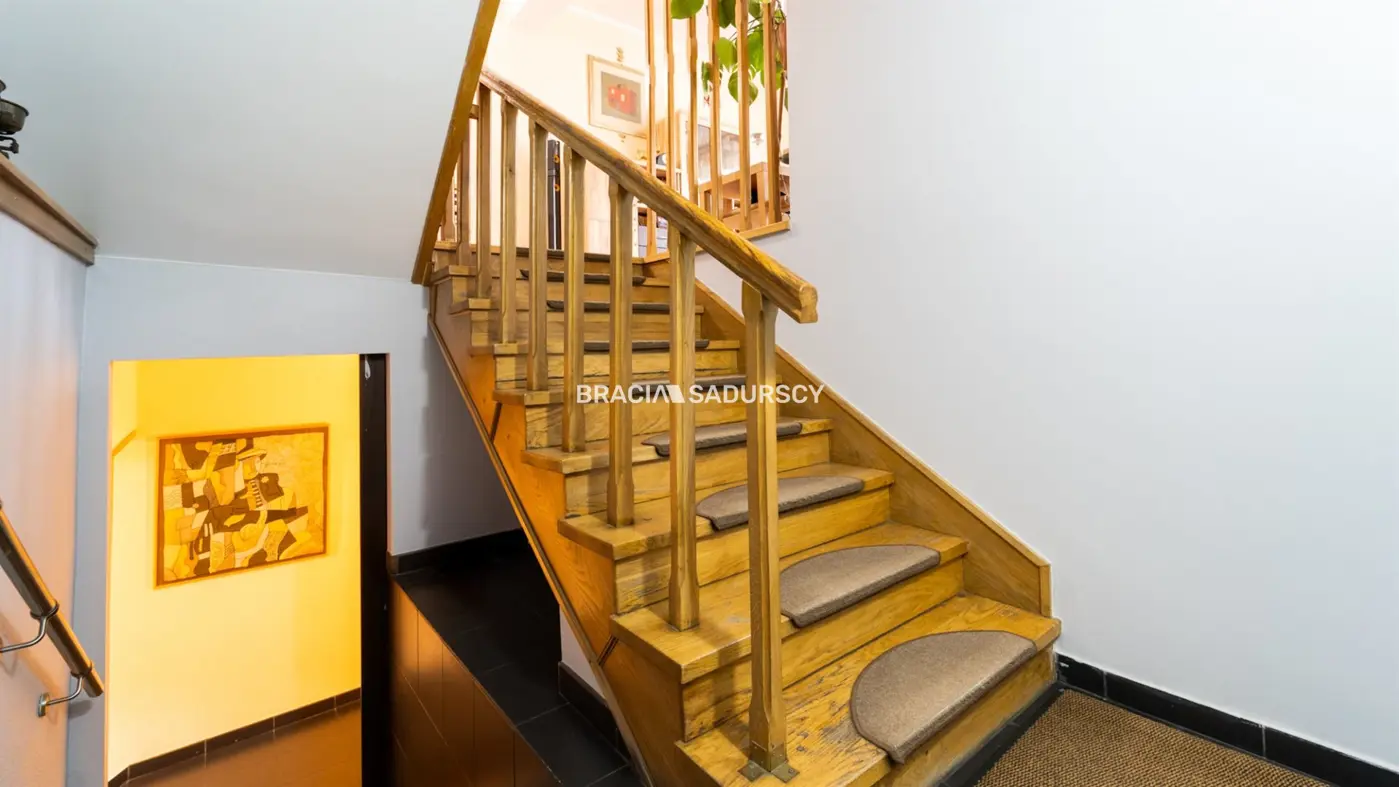 dwa budynki w Centrum Krakowa.