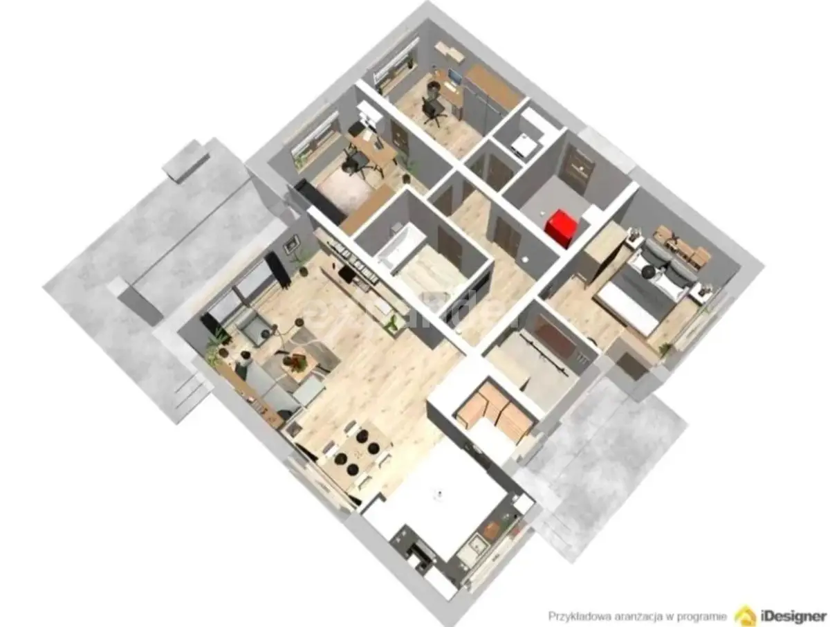 Domy parterowe, 98m2, Sędziszów, Młp. działka 8ar