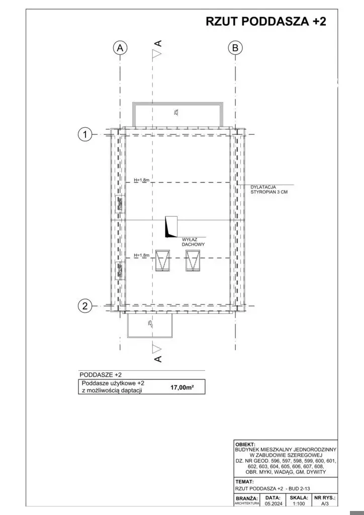 Dom w zabudowie szeregowej w Wadągu