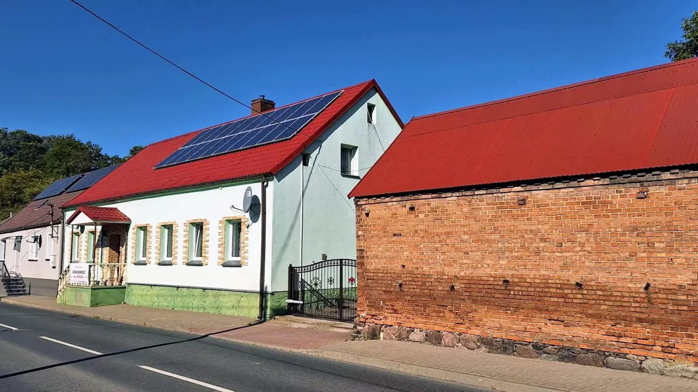 Dom przy granicy - Cedynia - Pomorze Zachodnie.