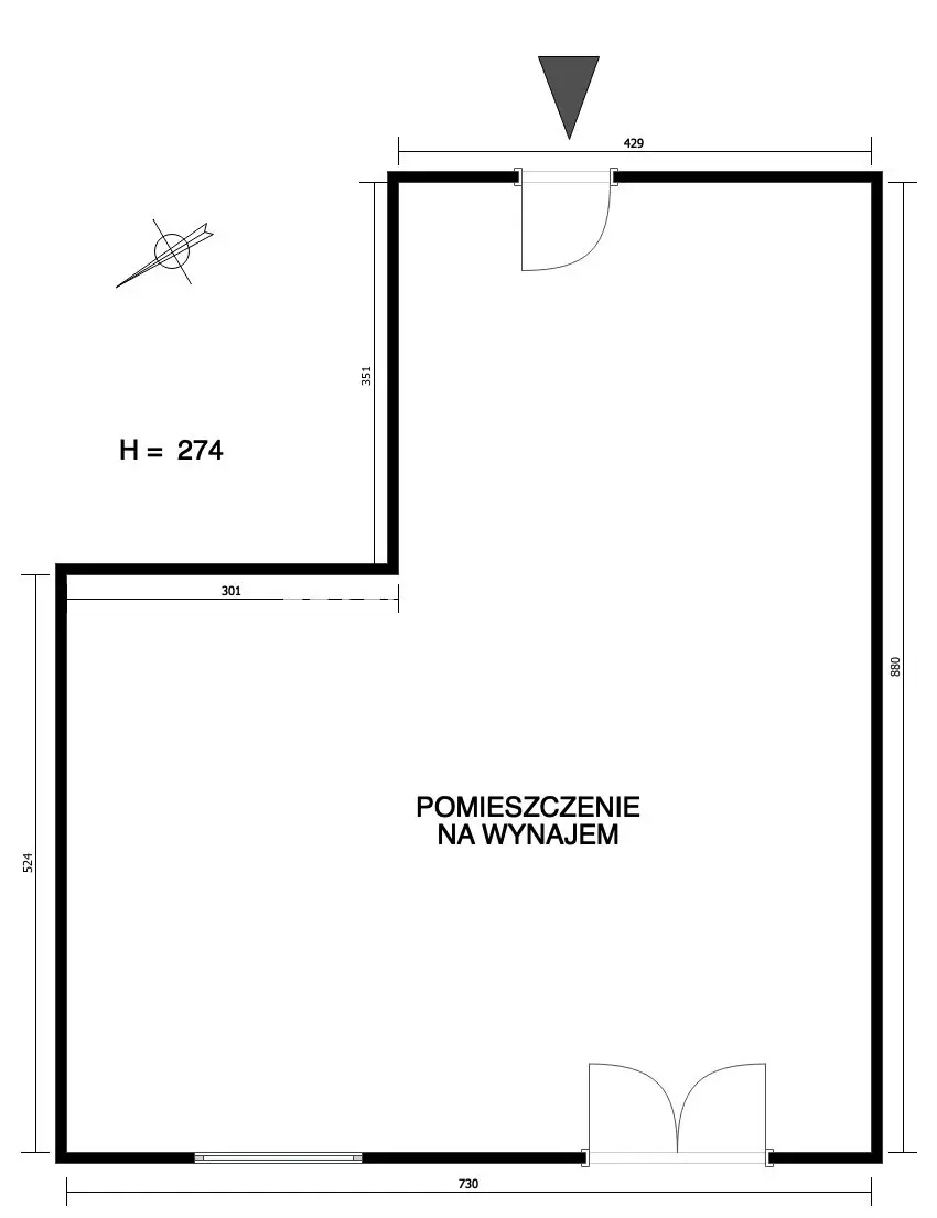 Lokal 51m2 – Kraków, ul. Zamknięta, Podgórze SKA
