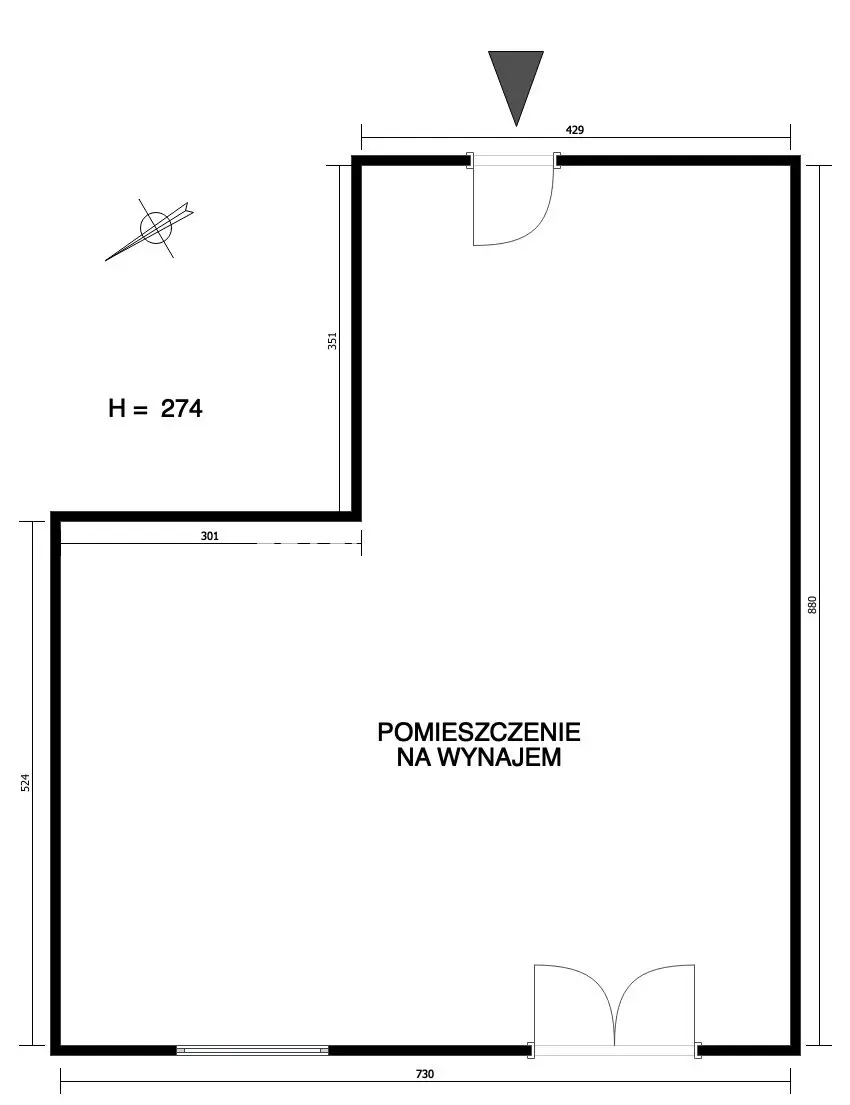 Lokal 51m2 – Kraków, ul. Zamknięta, Podgórze SKA